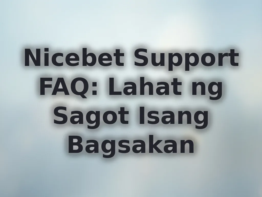 Support FAQ